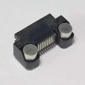 Nagykereskedelem SAMTEC-ERF8-013-01-S-D-RA-L-TR-TR-TR-TR-TR-TR-TR-TRACK DUBLE ROW BAST TO huzalcsatlakozó-aljzat 26 POS R/A SMD GOLD Testreszabott